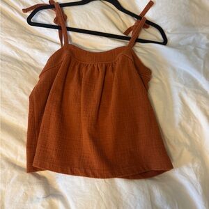 Madewell Rust Tank Top